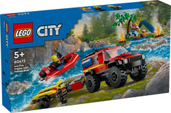LEGO - 60412 LEGO® City 4x4 Kurtarma Botlu İtfaiye Kamyonu (1)