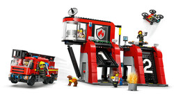 60414 LEGO® City İtfaiye Kamyonlu İtfaiye Merkezi - Thumbnail