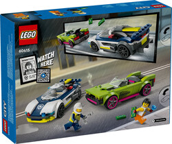 60415 LEGO® City Polis Arabası ve Spor Araba Takibi - Thumbnail