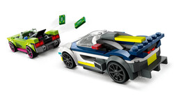 60415 LEGO® City Polis Arabası ve Spor Araba Takibi - Thumbnail