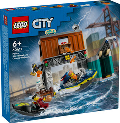 City - 60417 LEGO® City Polis Sürat Teknesi ve Hırsızların Gizlenme Yeri (1)