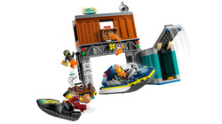 60417 LEGO® City Polis Sürat Teknesi ve Hırsızların Gizlenme Yeri - Thumbnail