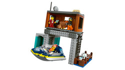 60417 LEGO® City Polis Sürat Teknesi ve Hırsızların Gizlenme Yeri - Thumbnail