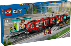 60423 LEGO® City Şehir Merkezi Tramvay İstasyonu - Thumbnail