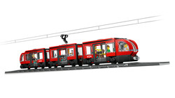 60423 LEGO® City Şehir Merkezi Tramvay İstasyonu - Thumbnail