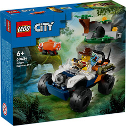 60424 LEGO® City Orman Kaşifinin ATV’li Kırmızı Panda Görevi - Thumbnail