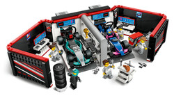 60444 LEGO® City F1® Garajı ve Mercedes-AMG ve Alpine Arabaları - Thumbnail