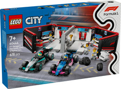 LEGO - 60444 LEGO® City F1® Garajı ve Mercedes-AMG ve Alpine Arabaları (1)