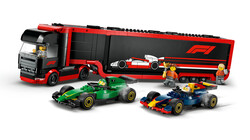 60445 LEGO® City RB20 ve AMR24 F1® Arabalı F1® Kamyonu - Thumbnail