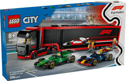 LEGO - 60445 LEGO® City RB20 ve AMR24 F1® Arabalı F1® Kamyonu (1)