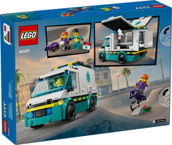 60451 LEGO® City Acil Yardım Ambulansı - Thumbnail