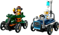 City - 60459 LEGO® City Uçak, Hastane Yatağına Karşı Yarış Arabası Paketi