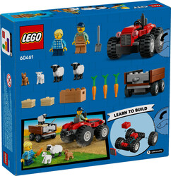 60461 LEGO® City Römorklu Kırmızı Çiftlik Traktörü ve Koyun - Thumbnail