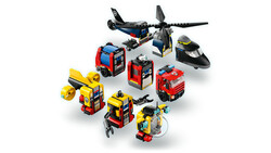 60462 LEGO® City Helikopter, İtfaiye Kamyonu ve Denizaltı Karışımı - Thumbnail