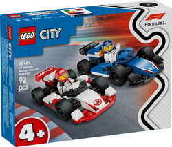 60464 LEGO® City F1® Williams Racing ve Haas F1® Yarış Arabaları - Thumbnail