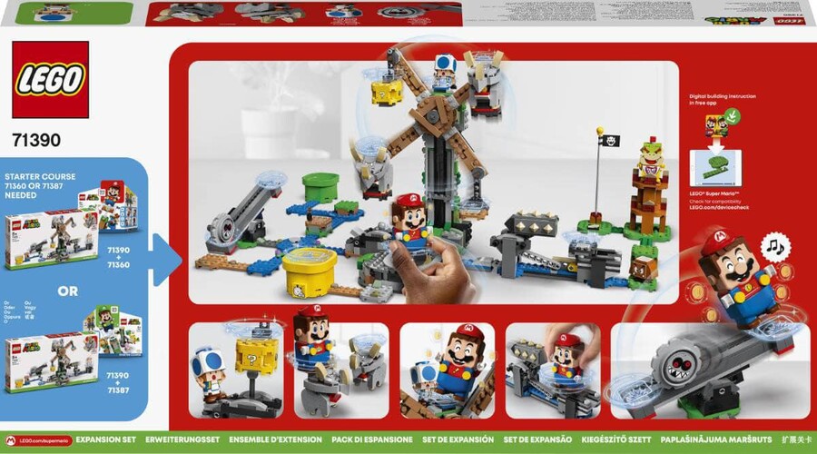 71390 LEGO Super Mario Reznor Son Darbe Ek Macera Seti