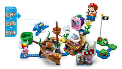 71432 LEGO® Super Mario Dorrie'nin Batık Gemi Macerası Ek Macera Seti - Thumbnail