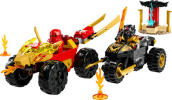 LEGO - 71789 LEGO® NINJAGO Kai ve Ras'ın Araba ve Motosiklet Savaşı