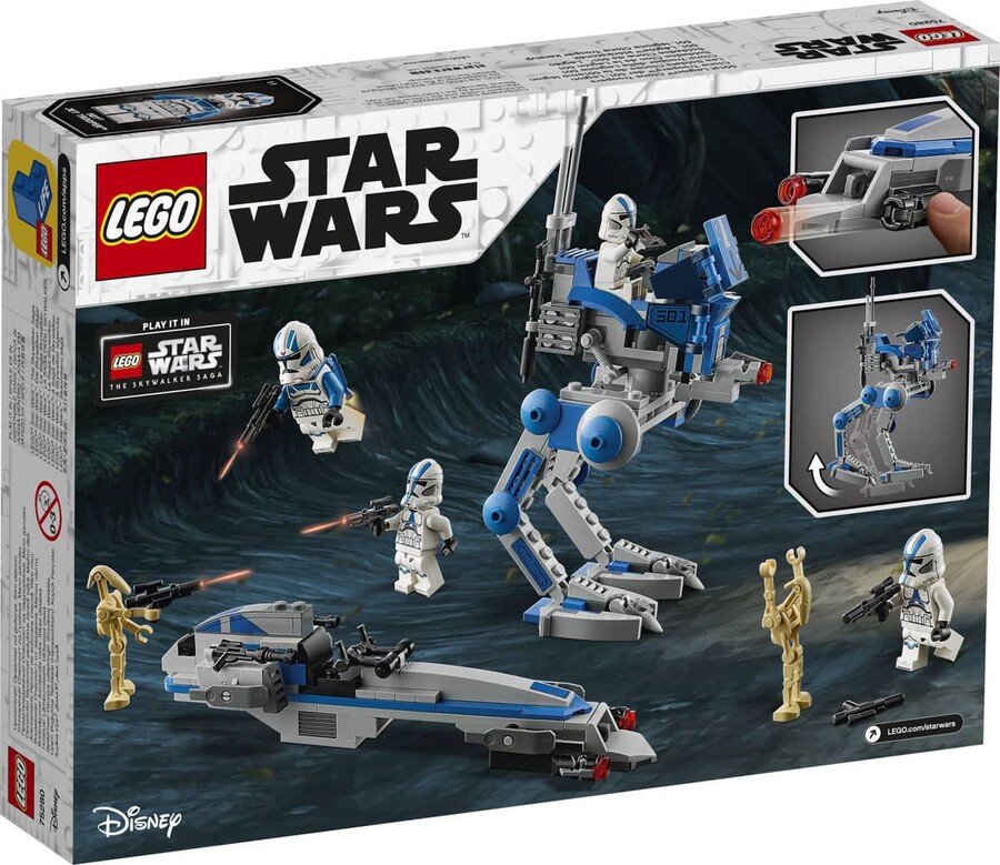 75280 LEGO Star Wars 501. Lejyon Klon Trooperları