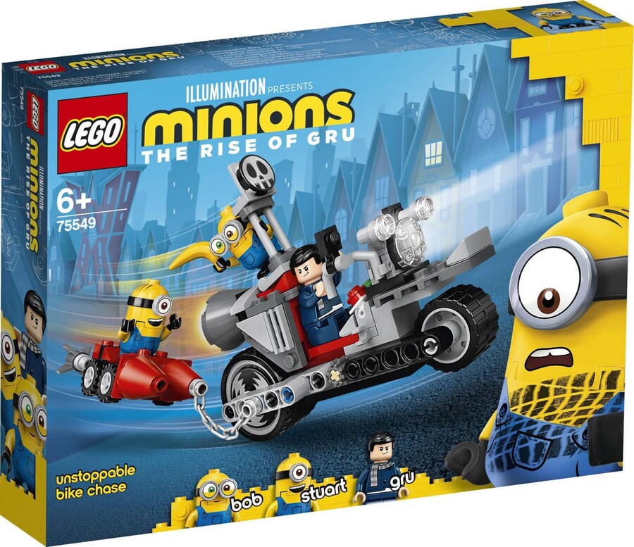 75549 LEGO Minions Durdurulamaz Motosiklet Takibi