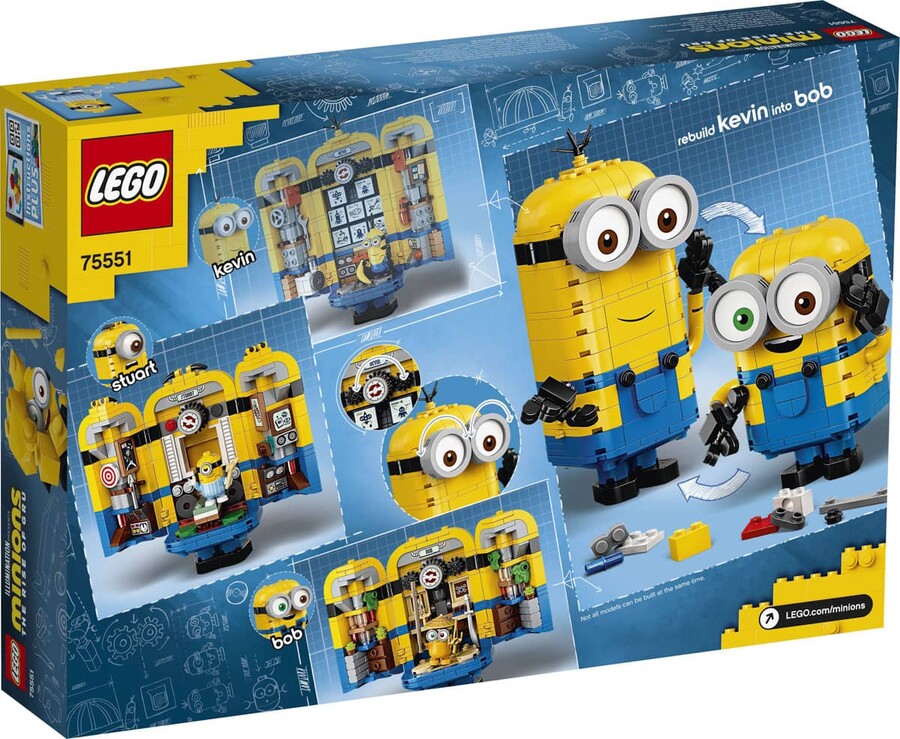 75551 LEGO Minions Parçalarla Yapılan Minyonlar ve Yuvaları