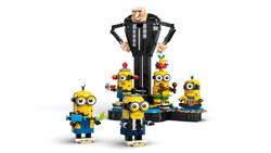 75582 LEGO® Despicable Me Yapım Parçalarından Gru ve Minyonlar - Thumbnail