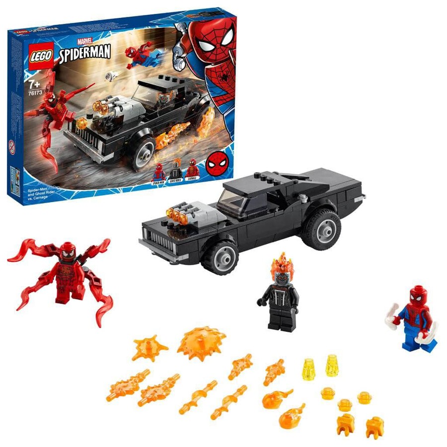 76173 LEGO Marvel Örümcek Adam ile Ghost Rider Carnage’a Karşı