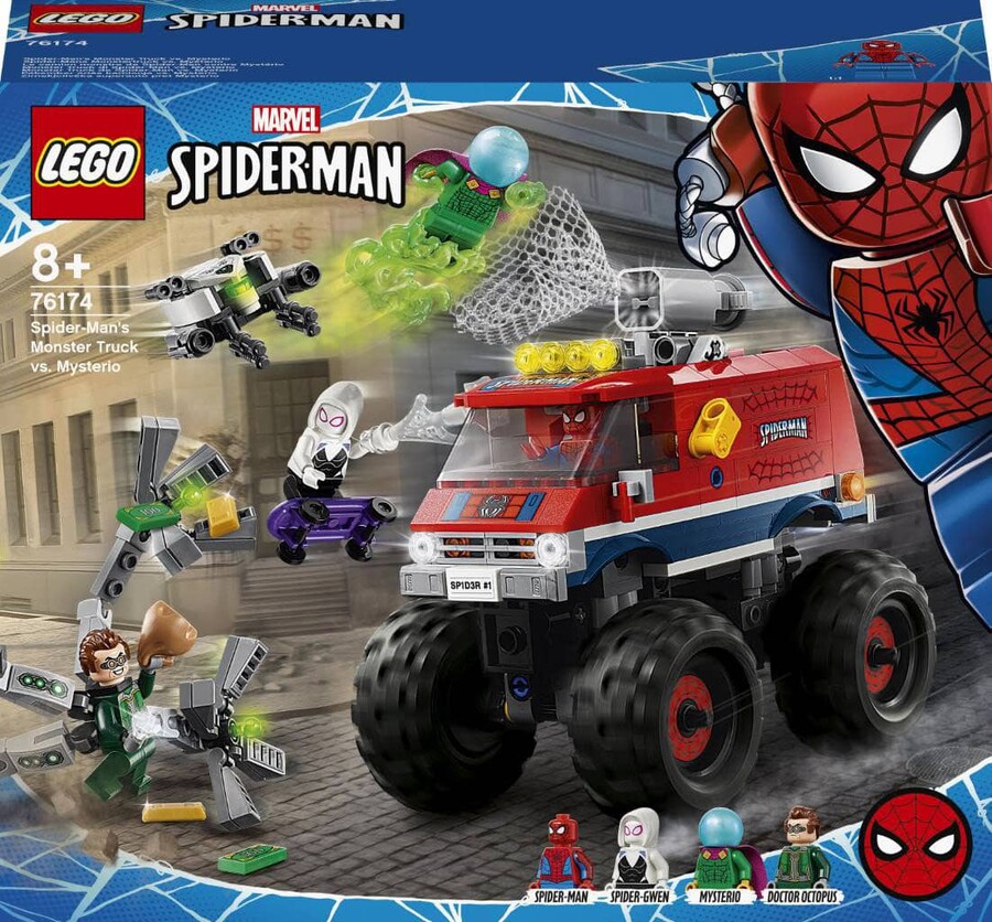 76174 LEGO Marvel Örümcek Adam'ın Canavar Kamyonu Mysterio'ya Karşı