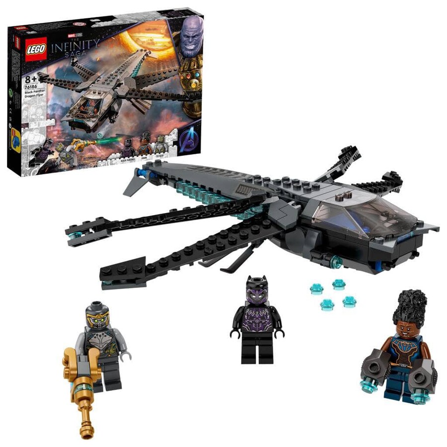 76186 LEGO Marvel Black Panther Ejderha Uçağı