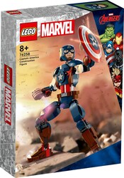 LEGO - 76258 LEGO® Marvel Kaptan Amerika Yapım Figürü (1)