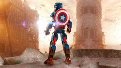 76258 LEGO® Marvel Kaptan Amerika Yapım Figürü - Thumbnail