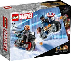 76260 LEGO® Marvel Black Widow ve Kaptan Amerika Motosikletleri - Thumbnail