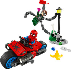 LEGO - 76275 LEGO® Marvel Motosiklet Takibi: Örümcek Adam Doktor Oktopus’a Karşı