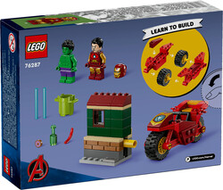 76287 LEGO® Marvel Motosikletli Iron Man ve Hulk - Thumbnail