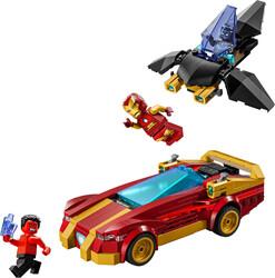 LEGO - 76310 LEGO® Marvel Iron Man Arabası ile Black Panther, Red Hulk’a Karşı