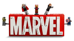 76313 LEGO® Marvel MARVEL Logosu ve Minifigürleri - Thumbnail