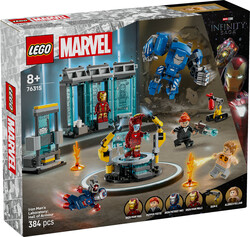Marvel - 76315 LEGO® Marvel Iron Man'in Laboratuvarı: Zırh Salonu (1)