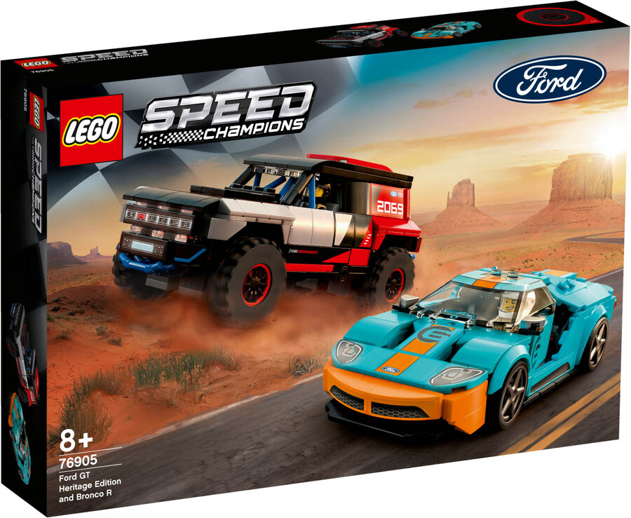 76905 LEGO Speed Champions Ford GT Heritage Edition ve Bronco R