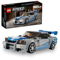 76917 LEGO® Speed Champions Daha Hızlı Daha Öfkeli Nissan Skyline GT-R (R34) - Thumbnail