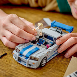 76917 LEGO® Speed Champions Daha Hızlı Daha Öfkeli Nissan Skyline GT-R (R34) - Thumbnail