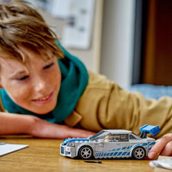 76917 LEGO® Speed Champions Daha Hızlı Daha Öfkeli Nissan Skyline GT-R (R34) - Thumbnail