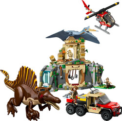 LEGO - 76976 LEGO® Jurassic World Spinosaurus ve Quetzalcoatlus Hava Görevi