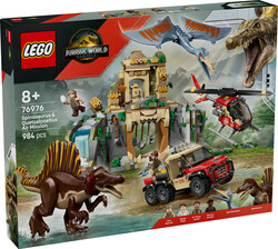 76976 LEGO® Jurassic World Spinosaurus ve Quetzalcoatlus Hava Görevi - Thumbnail