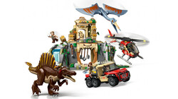 76976 LEGO® Jurassic World Spinosaurus ve Quetzalcoatlus Hava Görevi - Thumbnail