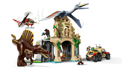 76976 LEGO® Jurassic World Spinosaurus ve Quetzalcoatlus Hava Görevi - Thumbnail