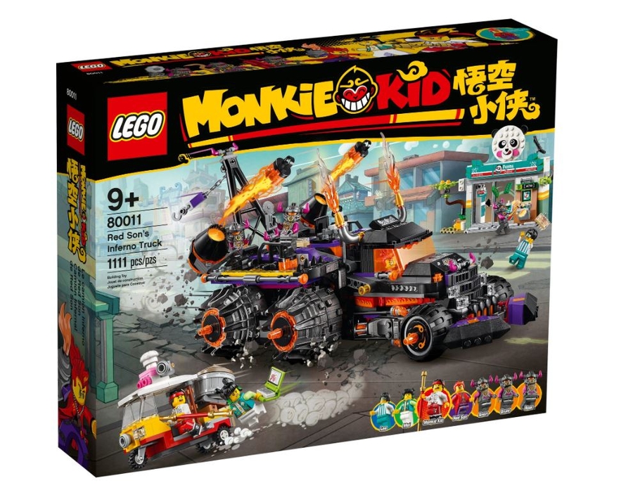80011 LEGO Monkie Kid Red Son'un Cehennem Kamyonu