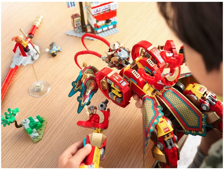80012 LEGO Monkie Kid Monkey King'in Savaşçı Robotu