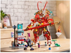 80012 LEGO Monkie Kid Monkey King'in Savaşçı Robotu - Thumbnail