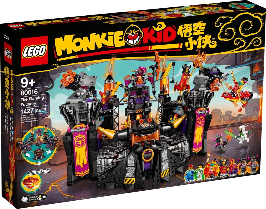 80016 LEGO Monkie Kid Alevli Dökümhane