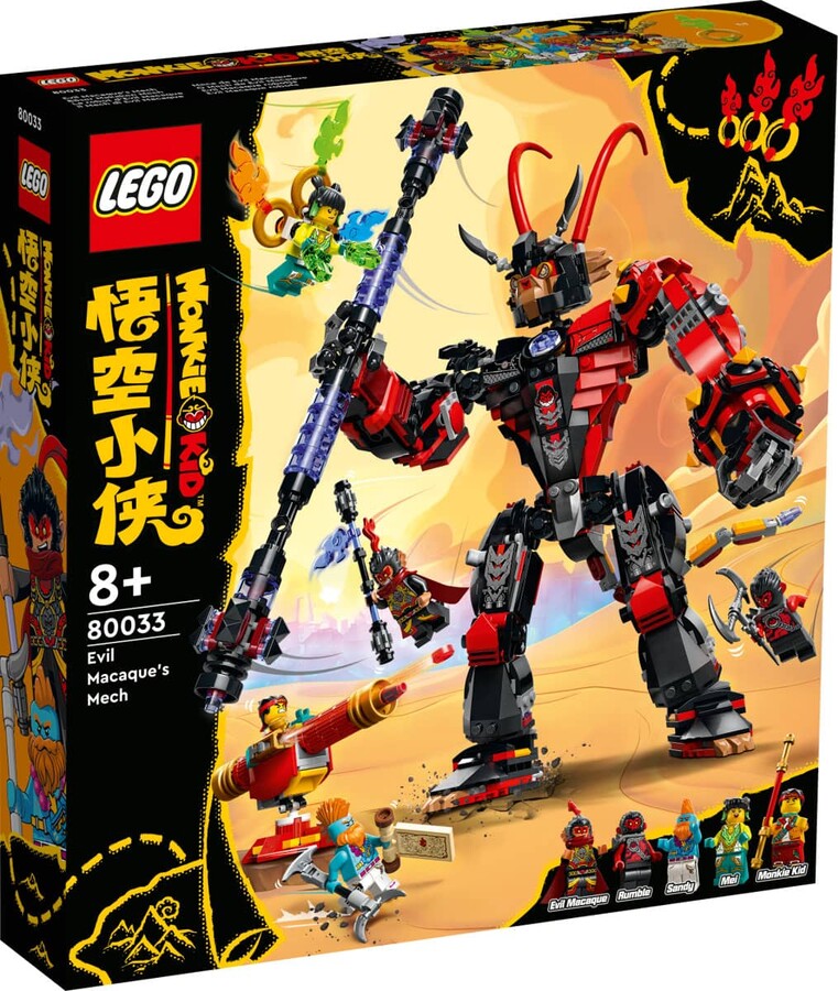 80033 LEGO Monkie Kid™ Kötü Macaque’ın Robotu